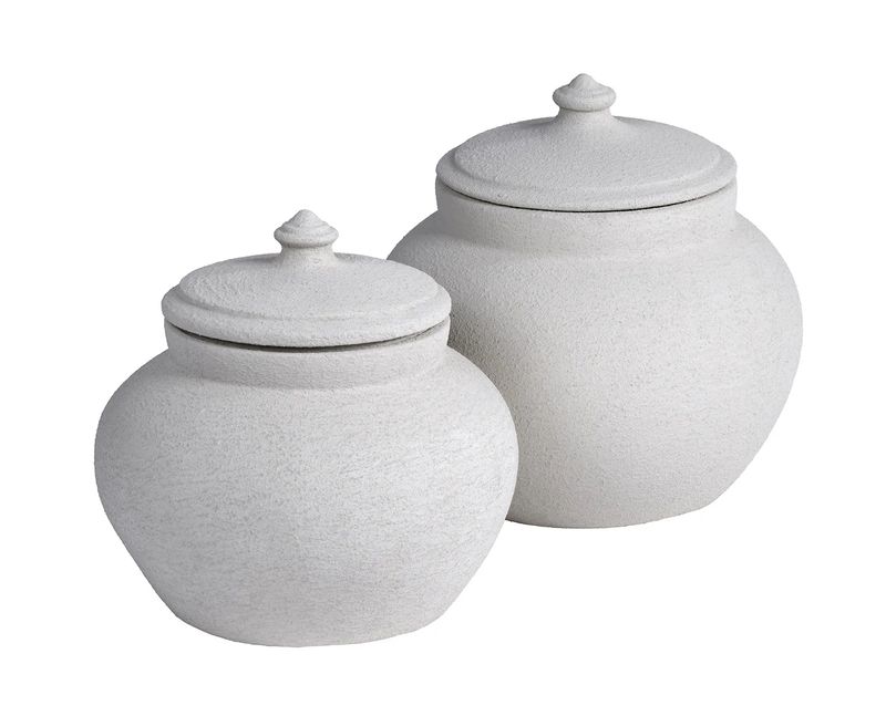 Dekorativ Beige Krukke - Home Factory