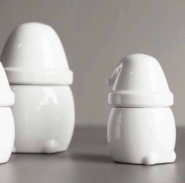 Eating Santa Liten Hvit – DBKD