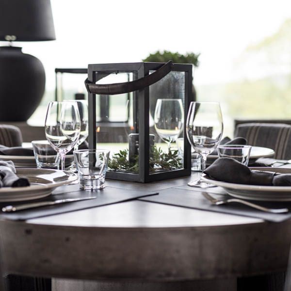 Lykt Svart - Artwood