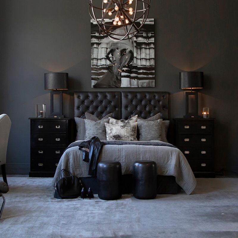 Vienna sengegavl i skinn | Artwood