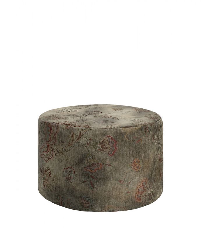 Cortina Ottoman Miralago Flower Taupe - Artwood