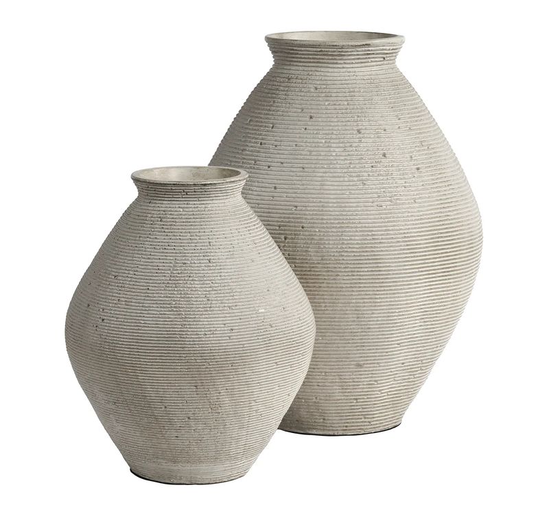 Keramikk Vase Beige - Home Factory