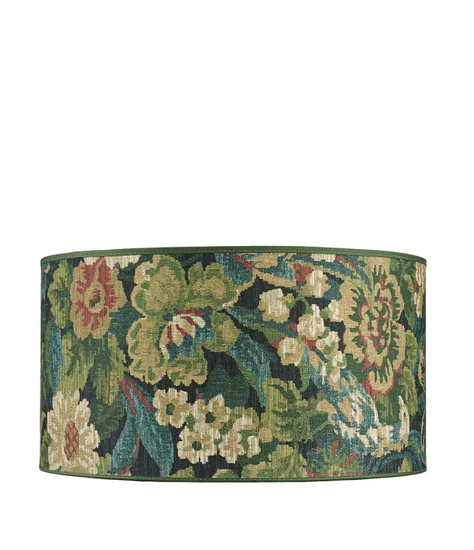  Cylinder Ebonleaf Flower Green lampeskjerm | Artwood