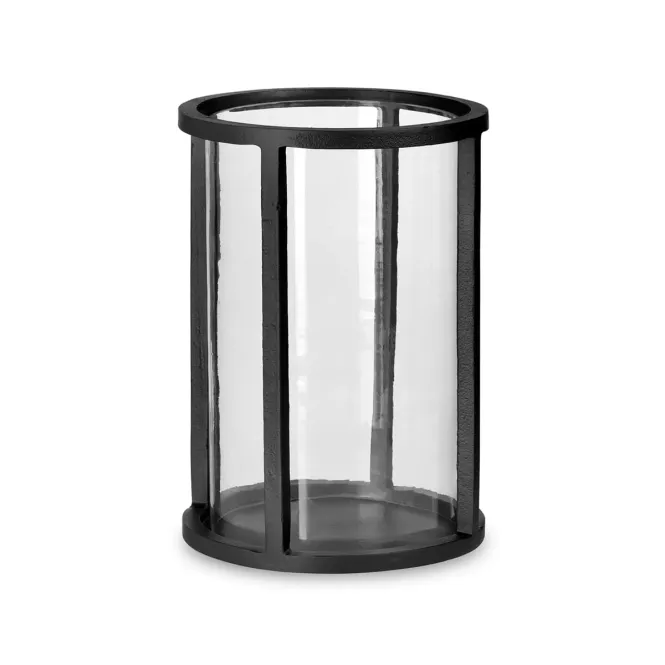 Hovedbilde Rund lanterne i glass og ...