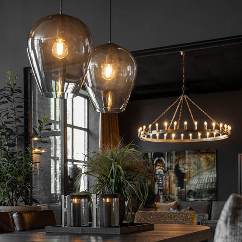 Infinity Brun Taklampa - Artwood