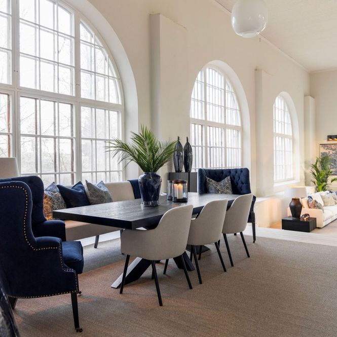 Hovedbilde Belmont dekorurne i indigo | ...