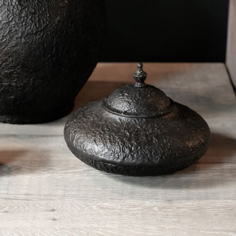 Fiora Antikk Svart/Bronse Dekorboks - Artwood