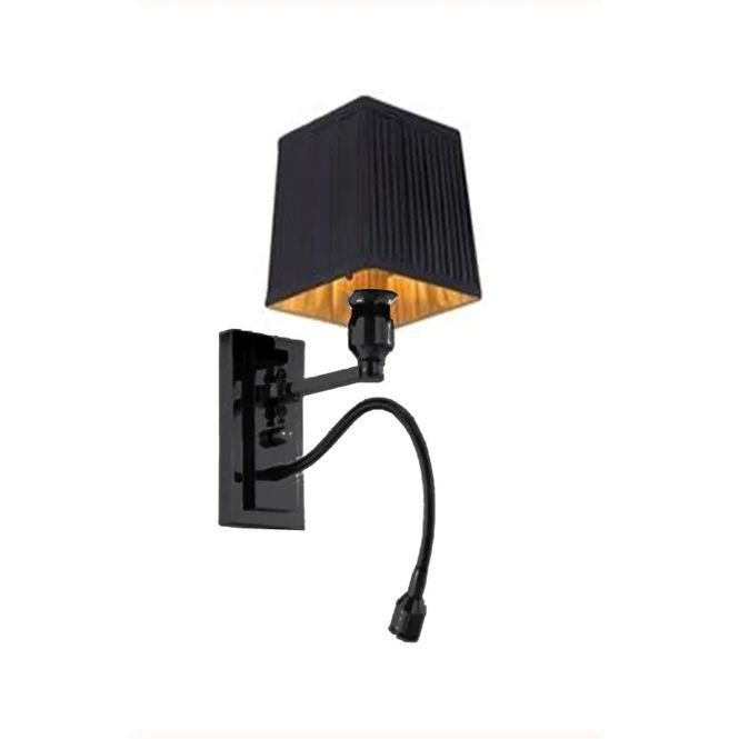 Hovedbilde Morgan svart vegglampe med ...