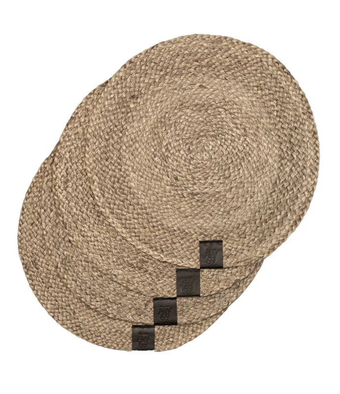 HEMP Braided 4-pack bordbrikker | Artwood