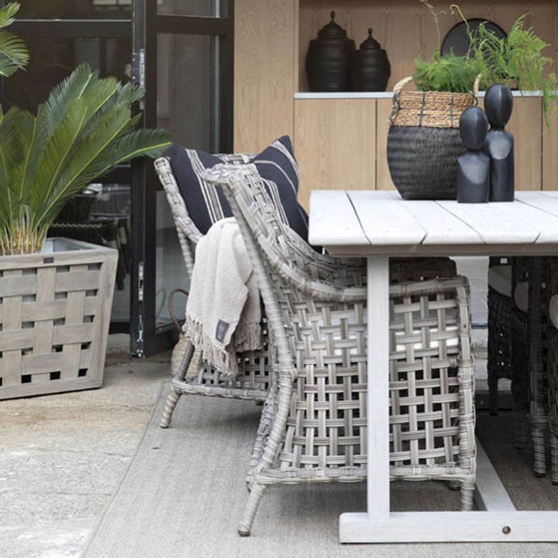 Palermo Charcoal Spisebord Ute - Artwood