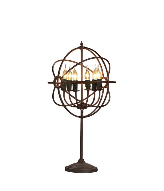 Hovedbilde Rome bordlampe Antikk Rust | ...