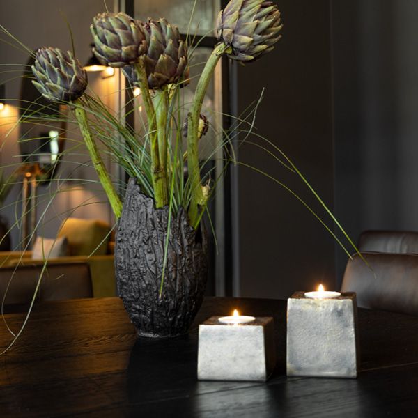 Telysholder Antikk Messing -  Artwood