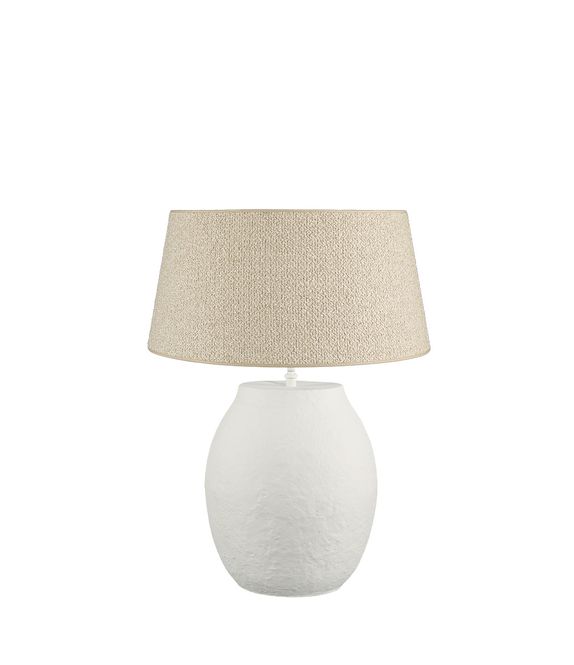 Hovedbilde Fiora Hvit Lav Bordlampe - ...