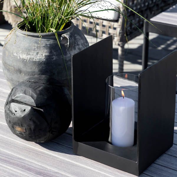 Mancini Svart Lyslykt - Artwood