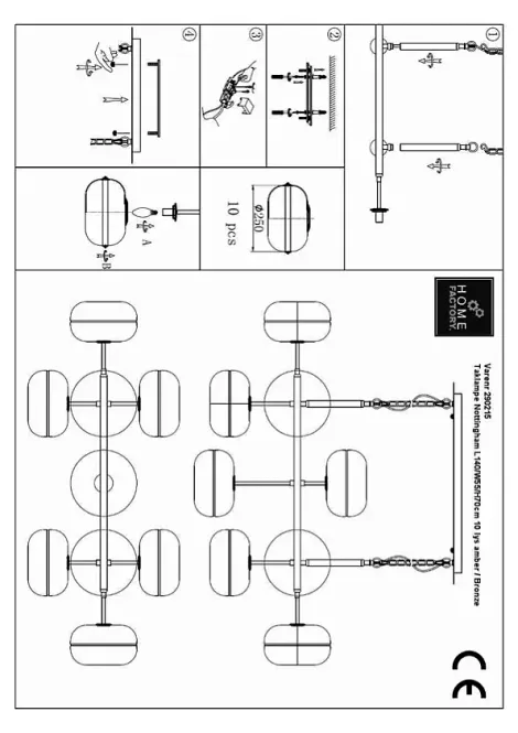 Hovedbilde Nottingham taklampe | Home ...