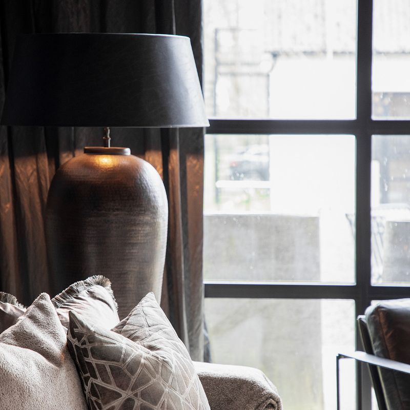 Florence Gulvlampe Antikk Bronse - Artwood