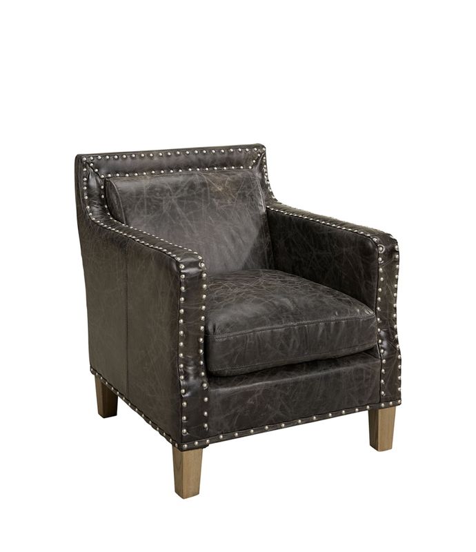 Nizam Leather Fudge Lenestol - Artwood 