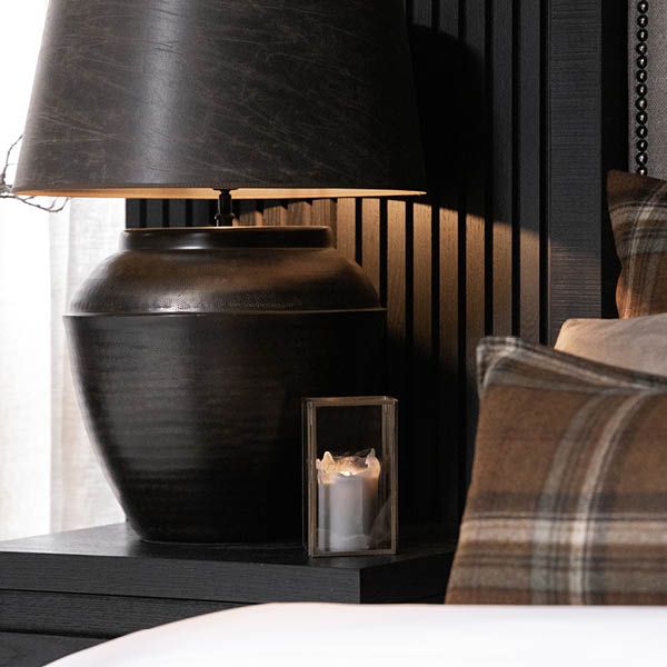 Lapedona Antikk Bronse Bordlampe - Artwood