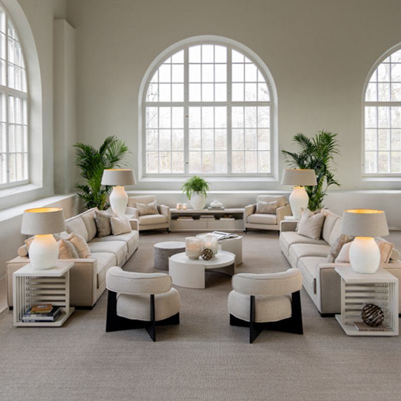 Oakland Ivory Mist Ø80 Sofabord - Artwood