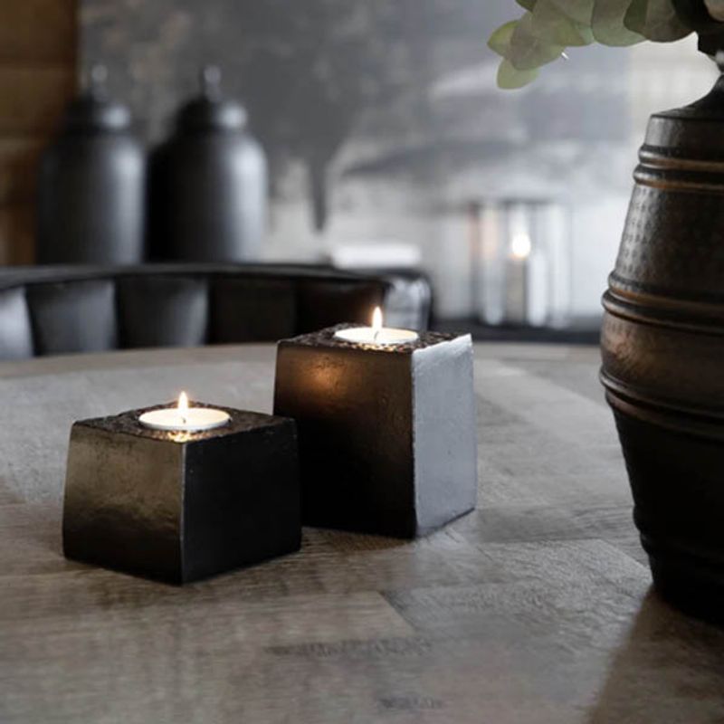 Telysholder Antikk Bronse -  Artwood
