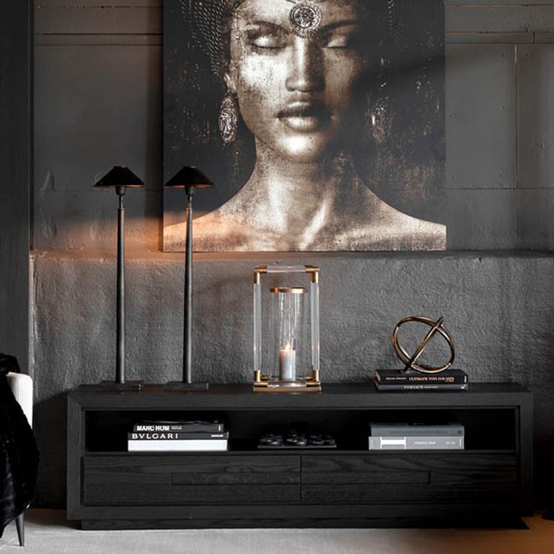 Hunter Svart Tv-Benk - Artwood