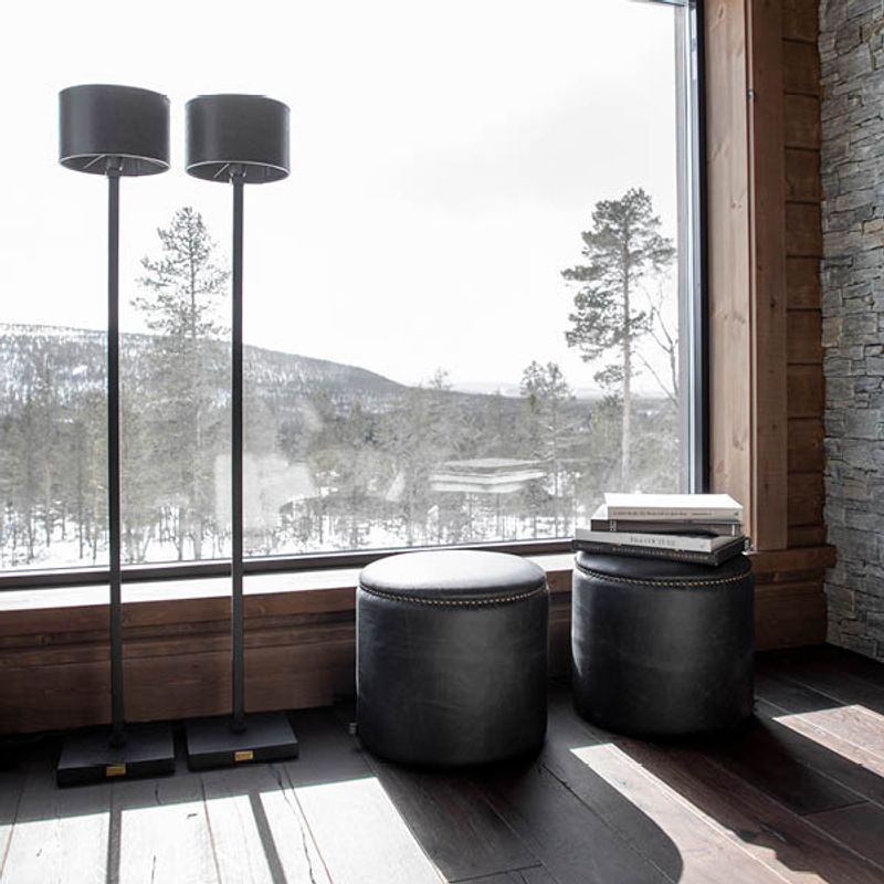 GRAZ Gulvlampe Matt Svart - Artwood