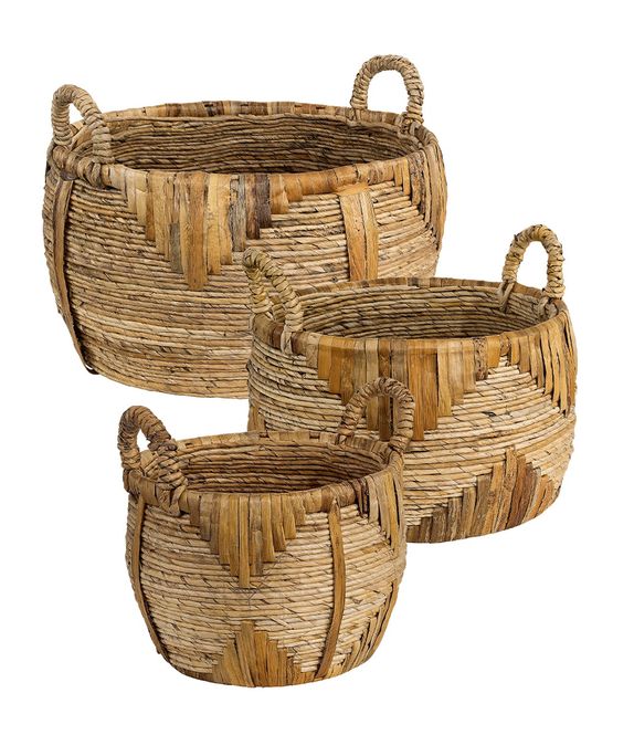 Hovedbilde Cesto 3-pack Mønster Kurvsett ...