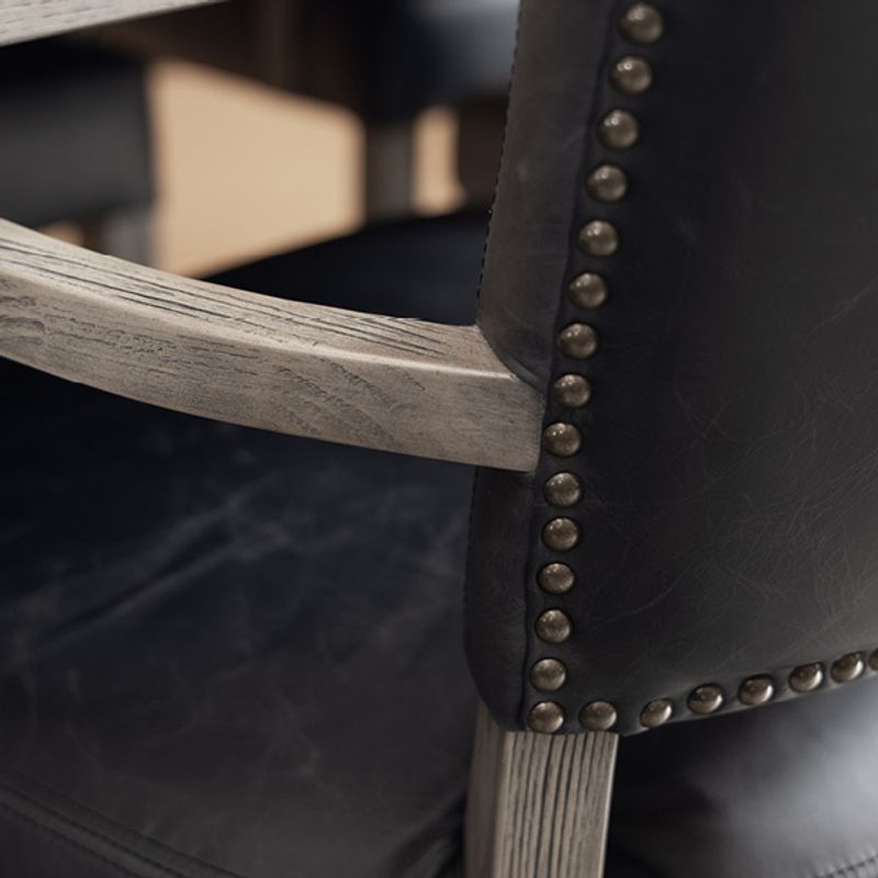 Maggie Stol Vintage Black Med Armlener - Artwood