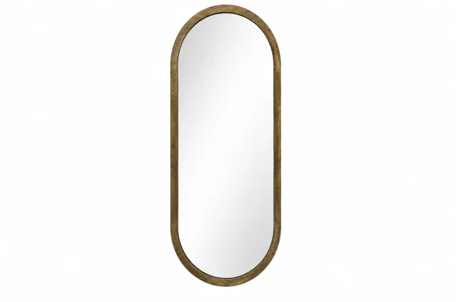 Hovedbilde Vintage ovalt speil messing | ...