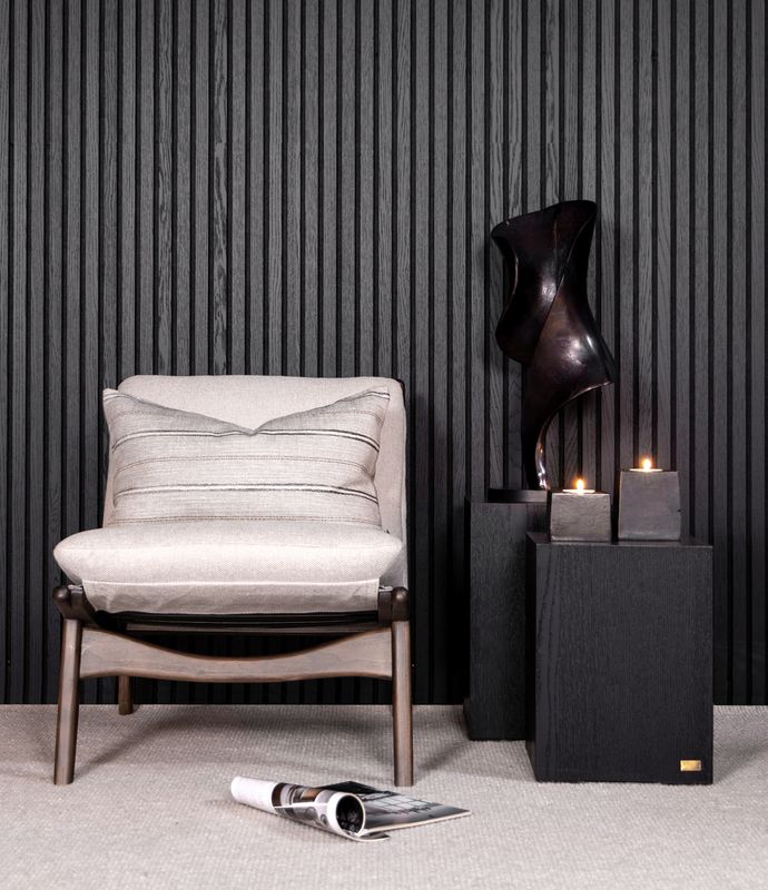 Trent Svart 2-set Sidebord - Artwood
