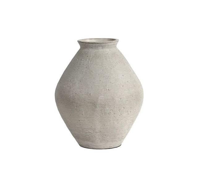 Keramikk Vase Beige - Home Factory