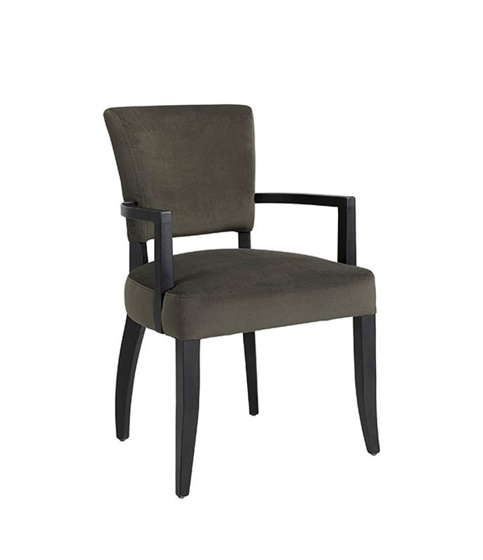 Maggie spisestol m/armlene – svarte bein | Artwood